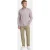 McGregor Poplin Stripe Peached Shirt Burgundy