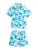 Next Set  blauw / wit