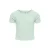 KIDS ONLY GIRL T-shirt lichtgroen met textuur