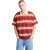 Timberland Ss Striped Rugby Polo Burnt Henna