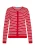 SANIKA Gebreid vest  rood / wit
