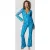 Colourful Rebel Tie Dye Mesh Extra Flare Pants Light Turquoise