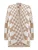 Imily Bela Gebreid vest  donkerbeige / wit
