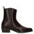 Manfield western leren enkellaarzen – bruin
