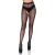 Leg Avenue Plus Size panty met open kruis 20 denier zwart