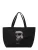 Karl Lagerfeld Shopper ‘Ikon’  lichtgrijs / zwart