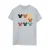 Disney Dames/Dames Mickey Mouse Hoofden Vierkant Katoenen Vriendje T-shirt (Sportgrijs)