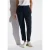 Street One Dames Jersey broek in Loose Fit in Blauw