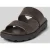 Geox Slippers van leer met profielzool