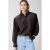 Shoeby blouse donkerbruin