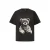 T-shirt van katoen met raglanmouwen met print aan de voorkant dames QS