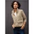 Street One Dames Leo jacquard jas in Beige