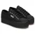 Superga Unisex 2790 Linea Up Down Trainers voor volwassenen (Volledig zwart)