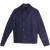 Alexander McQueen Korte Peacoat in Marineblauwe Schapenwol