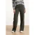 Smashed Lemon Damesstretch broek met wijde pijpen |