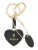 FURLA Sleutelhanger ‘CAMELIA’  goud / zwart