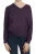 BYBLOS Paarse V-hals Lange Mouw Pullover Top