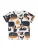 Hust & Claire Shirt ‘Anton Oceanlife’  blauw / oranje / wit