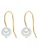Valero Pearls Oorbellen  goudgeel