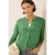 Cecil Dames Vest met knoopsluiting in Groen