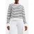 French Connection Lillie Mozart Strp Crw Nk Jmpr Summer Wh/utility Bl