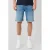 QS denim regular short blauw