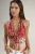 Patroon Rimpel Crop Top