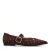 Manfield suède loafers donkerbruin