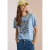 Shirt met luipaardprint en folie-details