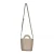 Marni Crossbody bags – Beuteltasche aus Leder mit Logo in beige