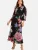 love & roses Jurk  groen / lila / pink / zwart