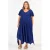 Curviss maxi jurk blauw