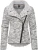 Ragwear Fleece jas ‘Saskie’  grijs gemêleerd