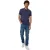 Threadbare Interlock Jet-poloshirt met zakken voor dames (Blauw)