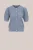WE Fashion – Dames vest met open structuur – Regular fit – Grijsblauw –