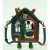 The Witches Pantry House tas in groen en bruin