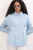 Fitted Poplin Overhemd Met Knopen Voorzijde