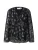 COMMA Blouse  blauw / zwart / wit