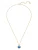 Glanzstücke München Ketting  blauw / goudgeel