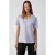 T-shirt met V-hals en korte mouwen