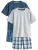 Next Nachtkledij  navy / azuur / lichtgrijs / wit