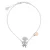 Orphelia ‘Lyra’ Dames 925 Sterling Zilveren Armband – Zilver/Rosé ZA-7390