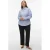 VERO MODA CURVE gebloemde blouse lichtblauw