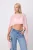 TRENDYOLMİLLA Dames Roze Effen Mouwloos Regular fit Blouses