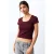MANGO TEEN T-shirt donkerrood