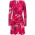 PINKO Accigliato Abito Crepe De Chin Fuchsia/pink Multi-colour