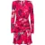 PINKO Accigliato Abito Crepe De Chin Fuchsia/pink Multi-colour