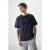 T-shirt met oversized logo-patch