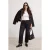 Trendyol Curve Dames Grijs Effen Wijde pijp Hoge taille Grote maten Jeans