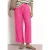 7/8 Wide Legs broek in een Loose Fit van linnen